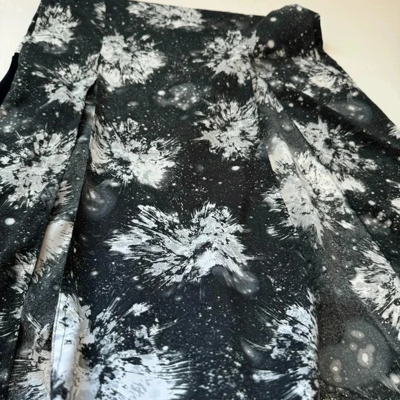 Hurley Simone Splatter Tank Maxi Dress Slits Lightweight Casual Beach Boho M - Picture 9 of 10